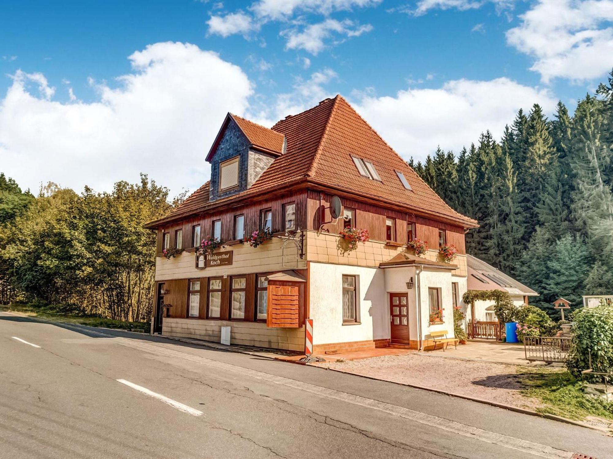 Apartment Thuringian Forest With Balcony Giessubel Exterior photo